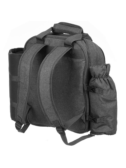 Термосумка-рюкзак для пикника 31х21.5х40.5 см, Picnic Sourse, прямоугольная, на 4 персоны, с аксессуарами, CA142029.STD