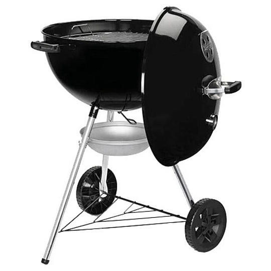 Гриль 640х570х1000 мм, с крышкой, черный, угольный, Original Kettle E-4710, Weber