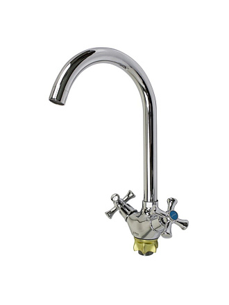 Смеситель для кухни, Stemix, с кран-буксой, STM 327-275F-027