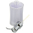 Дозатор для жидкого мыла, пластик, 7.2x17 см, белый, AS0083D-LD - фото 3