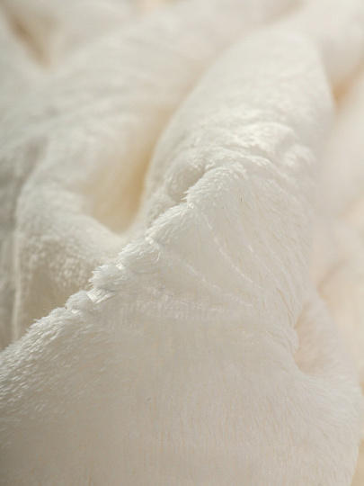 Плед евро, 200х220 см, велсофт жаккард, 100%пэ, Silvano, Перья, светло-бежевый, A120011