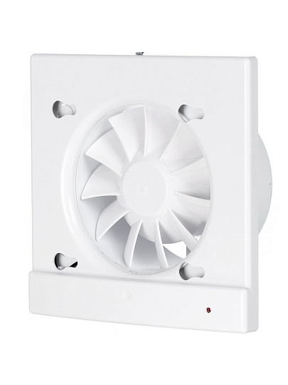 Вентилятор вытяжной настенный, Luna, установочный диаметр 100 мм, 13 Вт, 105 м³/ч, красный, Серия GORIZONT, LUNA GZ 100red