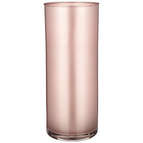 Ваза цилиндр "sparkle rosa" высота 30 см. диаметр 12 см, 316-1539