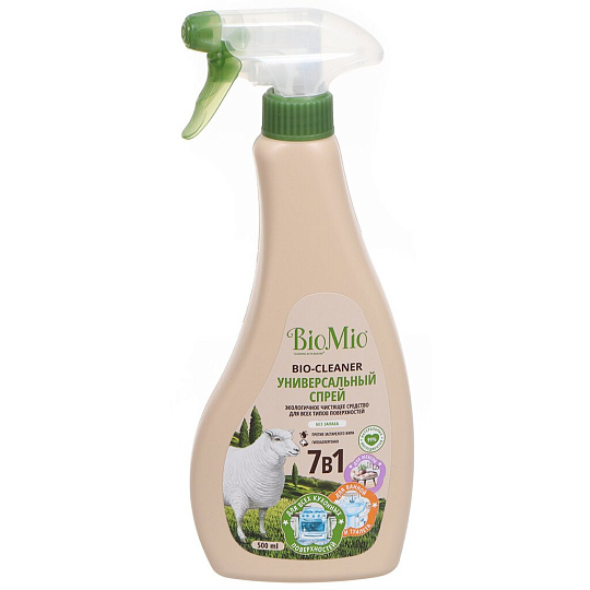 Чистящее средство универсальное, BioMio, Bio-Cleaner, спрей, 500 мл