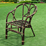 Мебель садовая Сиеста, стол, 50.2х50.2х55.3 см, 2 кресла, подушка коричневая, 100 кг, AI-1808004 - фото 9