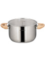 Кастрюля нержавеющая сталь, 3.9 л, крышка стекло, Daniks, Осло, GS-01147-20CA, индукция - фото 7