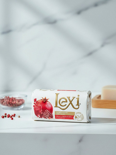 Мыло Lexi, Розовый перец, масло ши, 140 г