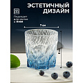 Стакан 230 мл, стекло, Витраж, серо-голубой, Y4-9017 - фото 7