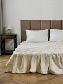 Плед евро, 200х220 см, велсофт жаккард, 100%пэ, Silvano, Перья, светло-бежевый, A120011 - фото 3