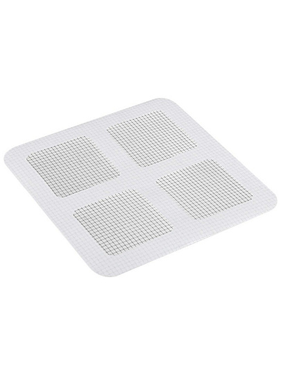 Набор фильтров для слива в ванной 10х10 см, самоклеящиеся, 10 шт, Рыжий кот, 110781