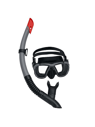 Маска для плавания в ассортименте, от 14 лет, пластик, с трубкой, Bestway, 24021