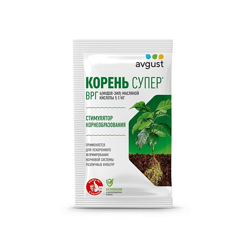 Удобрение Корень супер, стимулятор кореобразования, гранулы, 5 г, Avgust