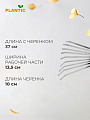 Грабли веерные, 9 зуб, нержавеющая сталь, 13.5 см, Plantic, Light Optimum, черенок пластиковый, 26263-01 - фото 3