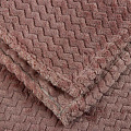 Плед 2-спальный, 180х200 см, велсофт жаккард, 100% полиэстер, Cleo, Роял плюш, мокко, 180/003-RP/CL - фото 2