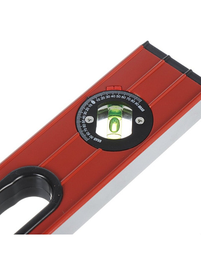 Уровень алюминий, 1000 мм, 2 глазка + 1 поворотный, фрезерованная грань, 2 ручки, Bartex, №0033, HJ-99B