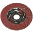Круг лепестковый торцевой КЛТ2 для УШМ, LugaAbrasiv, диаметр 115 мм, посадочный диаметр 22 мм, зерн A120, шлифовальный - фото 2