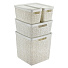 Ящик хозяйственный для хранения, 4 л, 28х14х14 см, с крышкой, белый ротанг, Idea, Бязь, М 2325 - фото 3