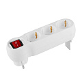 Разветвитель 3 гн, с/з, 16 А, с выкл и защ. шторкой, JazzWay, AD-3GS, 5046672 - фото 4