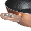 Набор посуды из алюминия Berlinger Haus Rosegold Metallic Line 1220-ВН (кастрюли с крышками, сковорода, сотейник, подставки), 5 предметов - фото 2