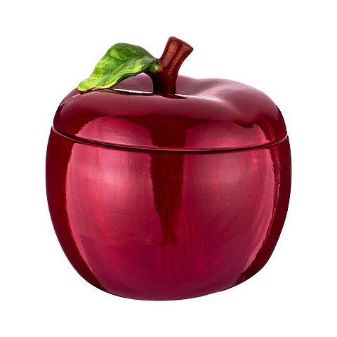 Банка для сыпучих продуктов керамическая Красное яблоко 782-173, 0.9 л