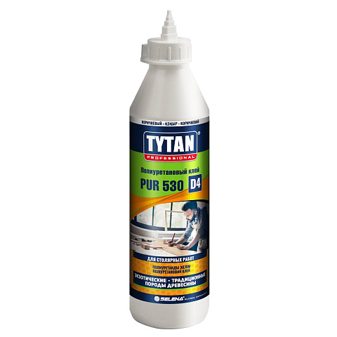 Клей Tytan, полиуретановый, столярный, водостойкий, однокомпонентный, 750 мл, 96241, Professional PUR 530