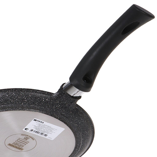 Блинница алюминий, 24 см, антипригарное покрытие, Нева Металл Посуда, Гранит, L186224i, бакелитовая ручка, индукция