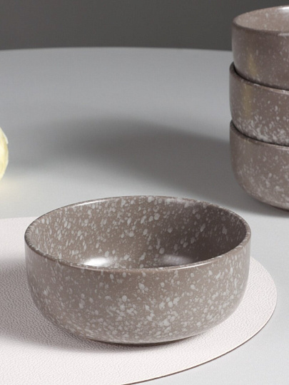 Сервиз столовый керамика, 16 предметов, на 4 персоны, Millimi, 824-174, серый