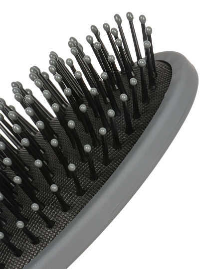 Расческа для волос массажная, овальная, графит, Studio style, 844166-4551