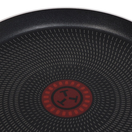 Блинница алюминий, 22 см, антипригарное покрытие, Tefal, Cook Right, 04166522, бакелитовая ручка