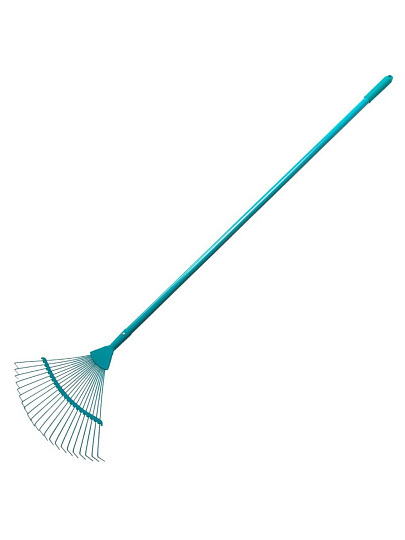 Грабли веерные, 22 зуб, сталь, Grandy, эмалированные, черенок стальной, 402507