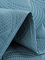 Покрывало евро, 240х220 см, 100% полиэстер, стеганое, Silvano, Ультрасоник Геометрия, бирюзовое - фото 14