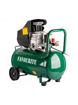 Компрессор масляный, Favourite, AC 5020, 2.2 кВт, поршневой, 50 л, 400 л/мин, 8 бар, прямой, 128105020