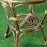 Мебель садовая Мальдивы мини, кофейная, стол, 55х55х56 см, 2 стула, подушка, 110 кг, IND13BWG - фото 6