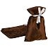 Набор мешочков подарочных из 3шт &quot;сувенир&quot;, 17х25 см., 100%пэ, плюш коричневый, 850-002-5 - фото 2