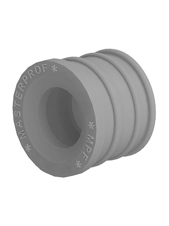 Манжета 50х32 мм, ТЭП, серая, MasterProf, индивидуальная упаковка, ИС.131770