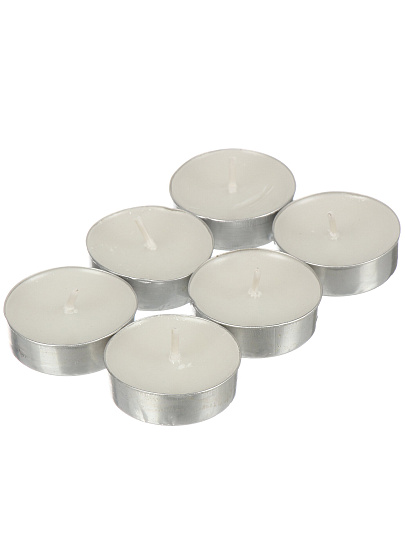 Свеча чайная ароматическая, 1.2х3.8 см, круглая, 6 шт, Kukina Raffinata, Сочная дыня, 501795