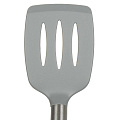 Лопатка кулинарная нейлон, силикон, 34.5х8 см, навеска, Daniks, Style, S-2-DC12-KT678-G02, с прорезями - фото 2