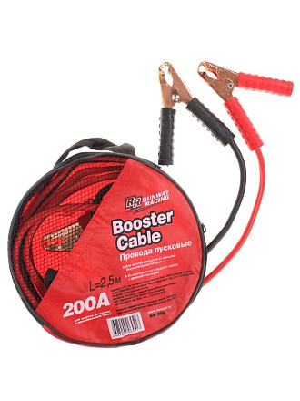 Провода для запуска двигателя Runway, 200 А, 2.5 м, в сумке, RR200