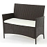 Мебель садовая Т3108 (стол 46.5 см + 2 кресла + диван ротанг) - фото 4