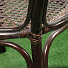 Мебель садовая Флоренция Мини, бежево-шоколадная, стол, 80.5х81х76 см, 2 кресла, подушка шоколадная, 110 кг, IND07WG - фото 13