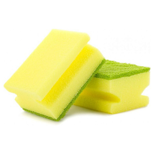 Губка для посуды, 5 шт, Симфония, поролон, профилированная, Big City Life, 15105806, в ассортименте