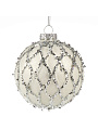 Елочный шар Барокко, 8 см, стекло, XF24-SC023 - фото 3