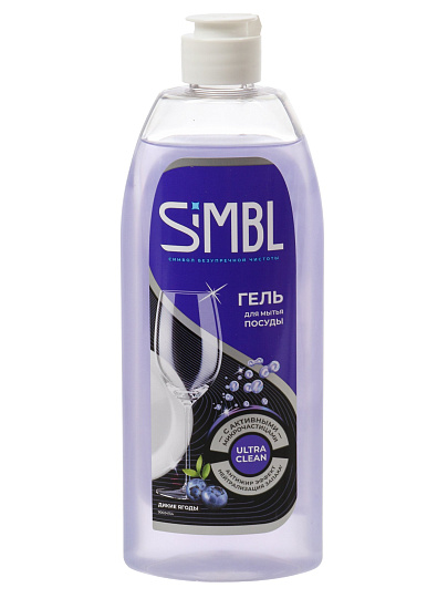 Средство для мытья посуды Simbl, с ароматом диких ягод, 450 мл
