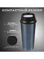 Термокружка нержавеющая сталь, пластик, 0.5 л, колба нержавеющая сталь, синяя, Y4-7241 - фото 10