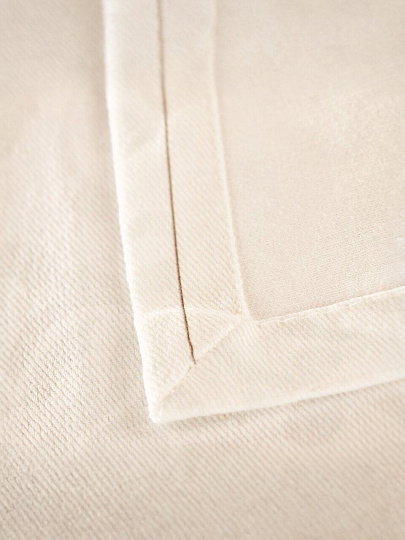 Скатерть 150х220 см, 100% хлопок, Лёгкость хлопка Кружева, шампань, AI-1504039