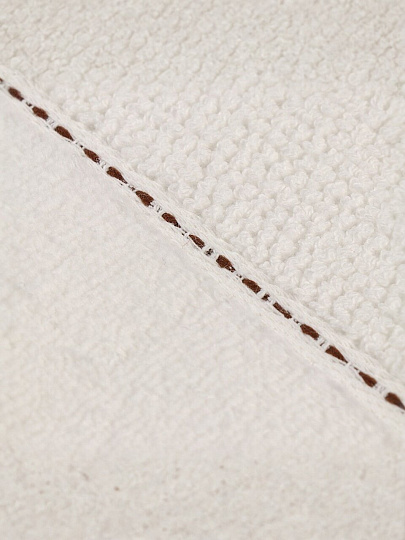 Полотенце банное 50х90 см, 100% хлопок, 470 г/м2, Амур, Silvano, белое, Узбекистан