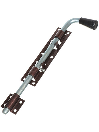 Засов гаражный, ригель круглый, Домарт, 16 мм, ЗГ-400 мод 2, античная медь