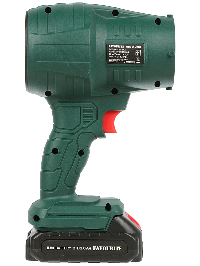 Воздуходувка аккумуляторная, Favourite, OBS 21 VCB2, 2х2.0 А.ч, 38 м/с, 18 м³/ч, ЗУ, 156391822