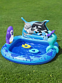 Игровой центр-бассейн Bestway, 134х131х73 см, Polar Pals, 53156, 84 л, 2 кольца, 2 рыбы, тюлень - фото 3