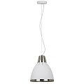 Светильник подвесной Camelion, PL-426М C71 Loft, 40 Вт, E27, на 1 лампочку, IP20, 30х30х138.2 см, белый, хром, 13034